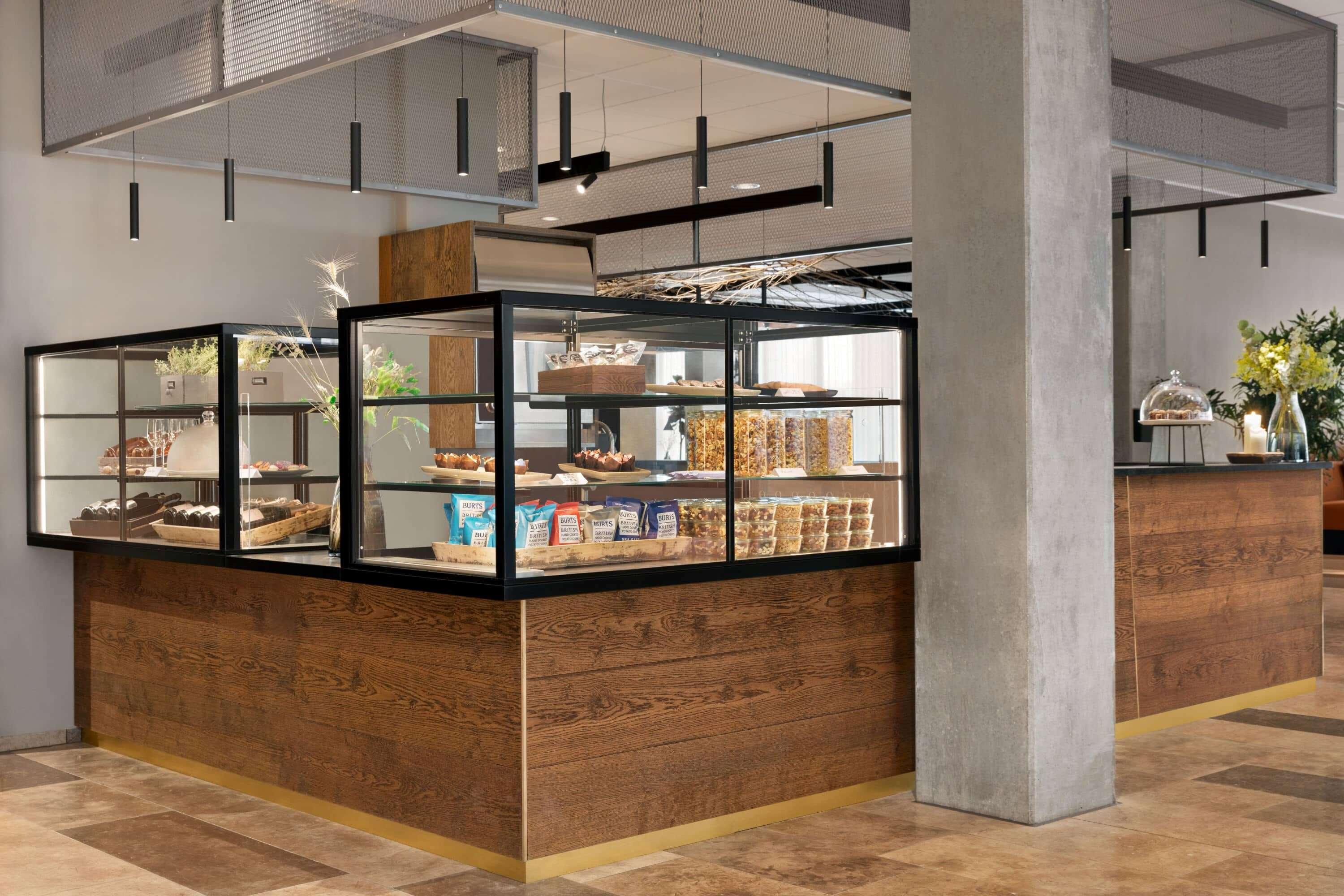Comwell Copenhagen Portside Dolce By Wyndham Hotel Kültér fotó Reception desk with snacks